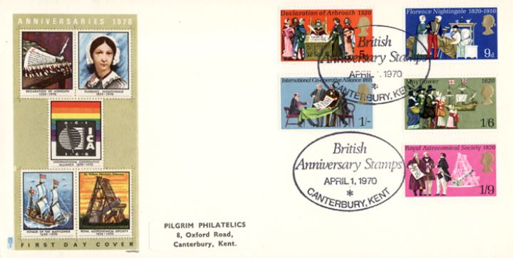 General Anniversaries 1970, The five anniversaries