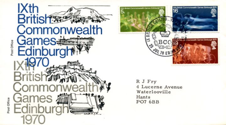 Commonwealth Games 1970, Souvenir Cover