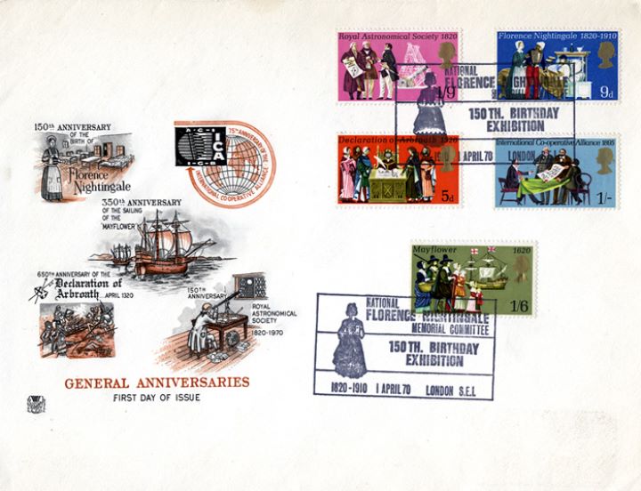 General Anniversaries 1970, The five anniversaries
