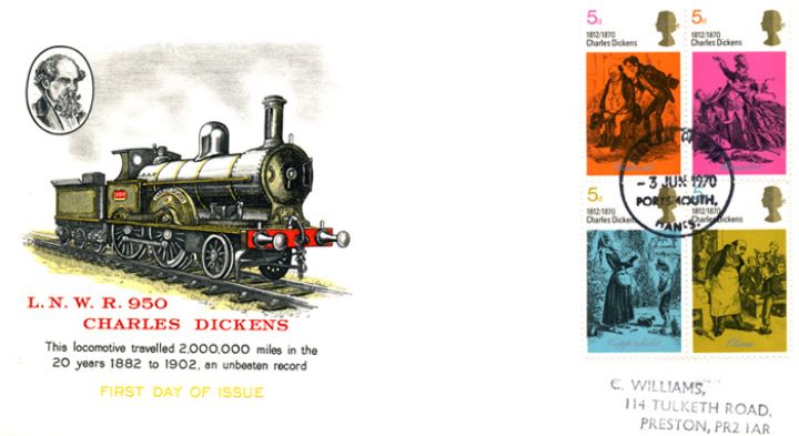 Literary Anniversaries 1970, Charles Dickens Loco