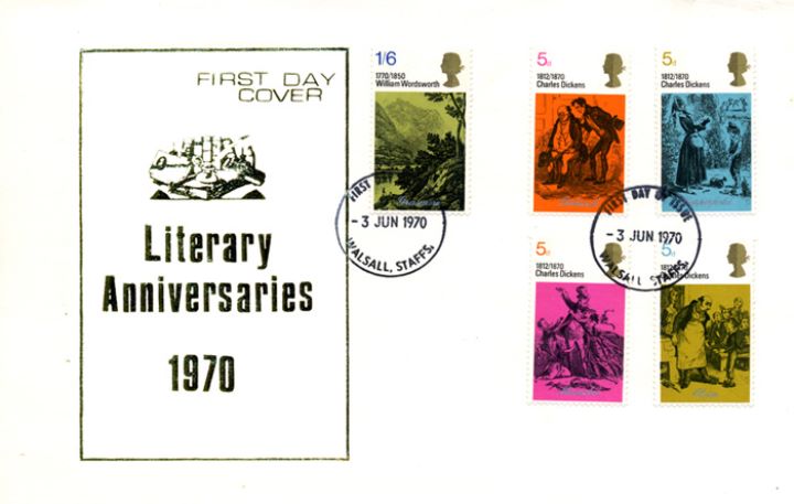 Literary Anniversaries 1970, Ink Stand and Books