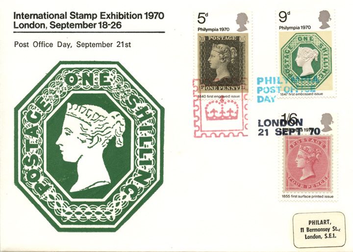 'Philympia', One Shilling Green