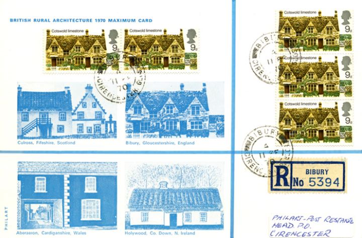 British Rural Architecture, Bibury Card