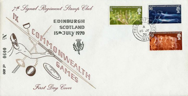 Commonwealth Games 1970, 7th Signal Regiment Stamp Club