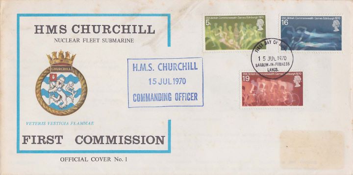 Commonwealth Games 1970, HMS Churchill