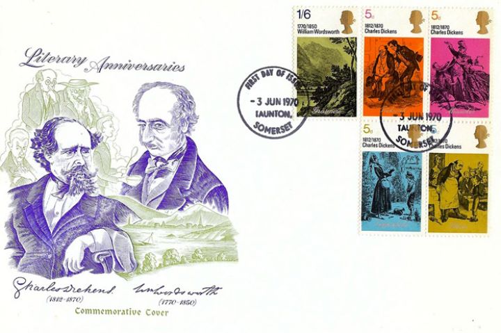 Literary Anniversaries 1970, Dickens and Wordsworth