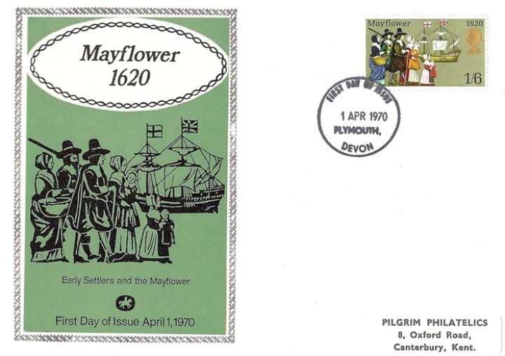 General Anniversaries 1970, Early Settlers and the Mayflower