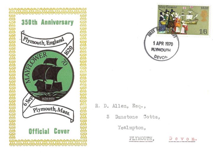 General Anniversaries 1970, Mayflower 350th Anniversary