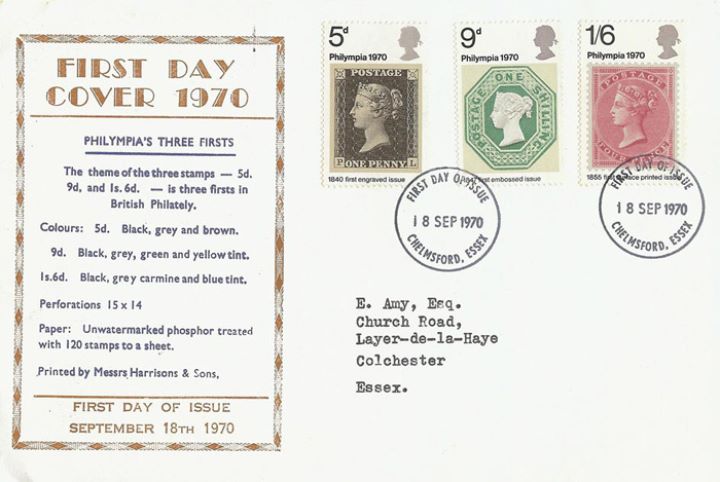 'Philympia', Text and Border