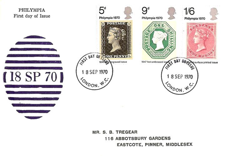 'Philympia', Duplex Postmark