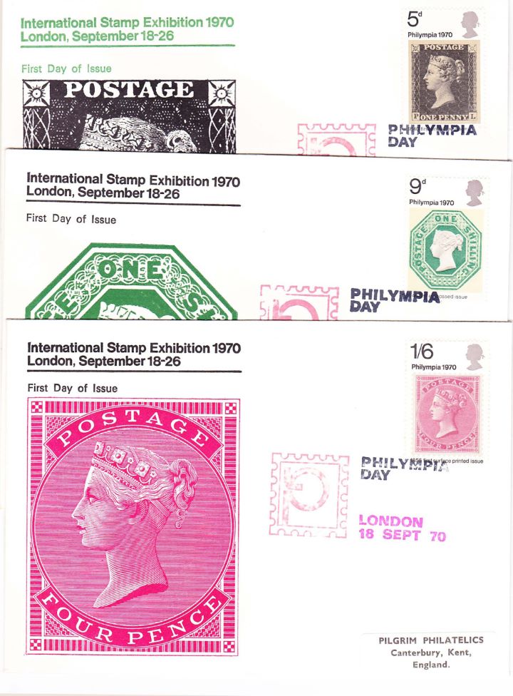 'Philympia', Set of three