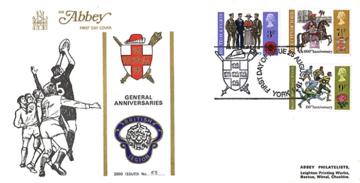 General Anniversaries 1971, Rugby/York/British Legion