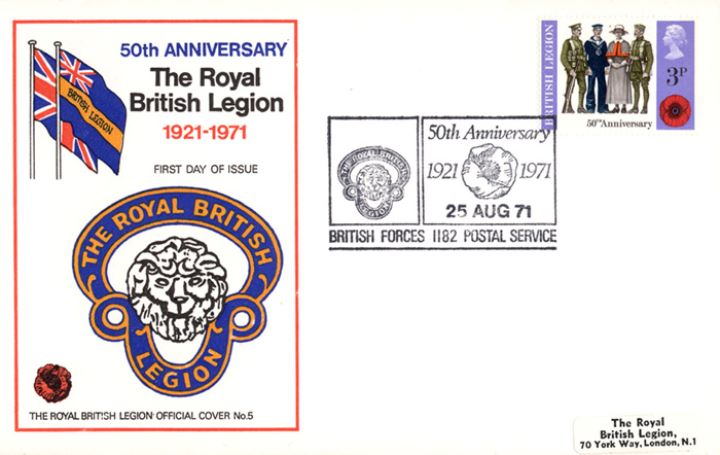 General Anniversaries 1971, Royal British Legion