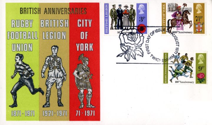 General Anniversaries 1971, Rugby/York/British Legion