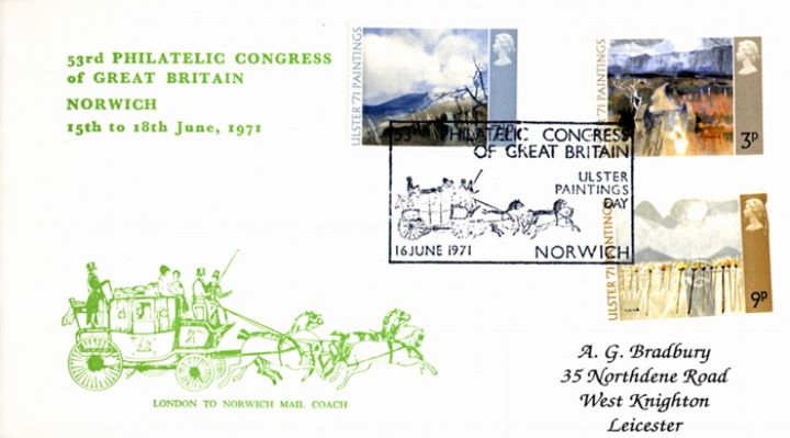 Ulster '71 Paintings, Philatelic Congress Official