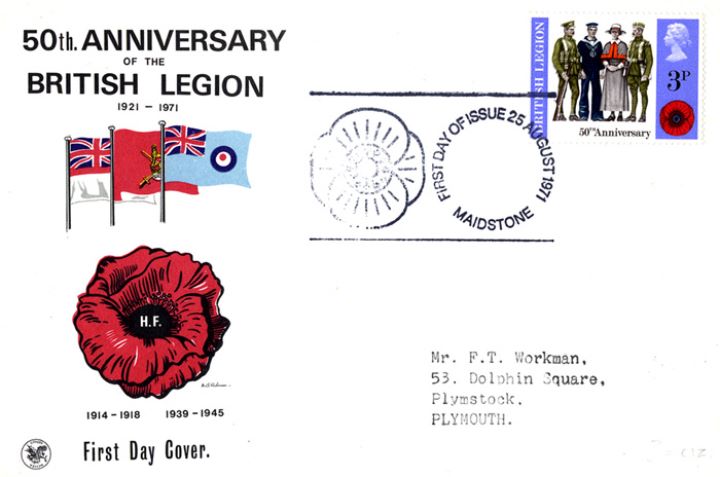 General Anniversaries 1971, British Legion