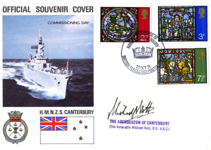 Christmas 1970, Commissioning Day _Souvenir Cover