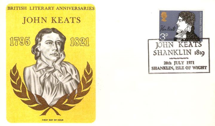 Literary Anniversaries 1971, John Keates