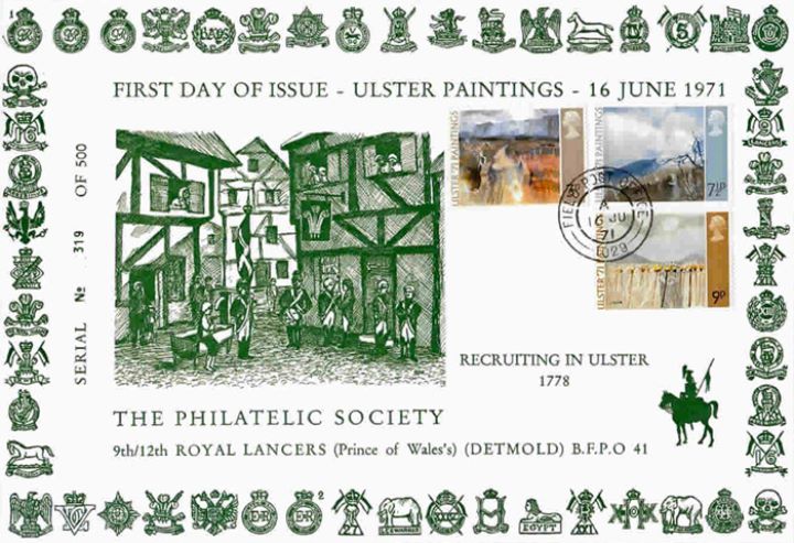 Ulster '71 Paintings, Regimental Badges