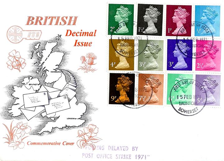 Machins: Decimal Values, British Isles