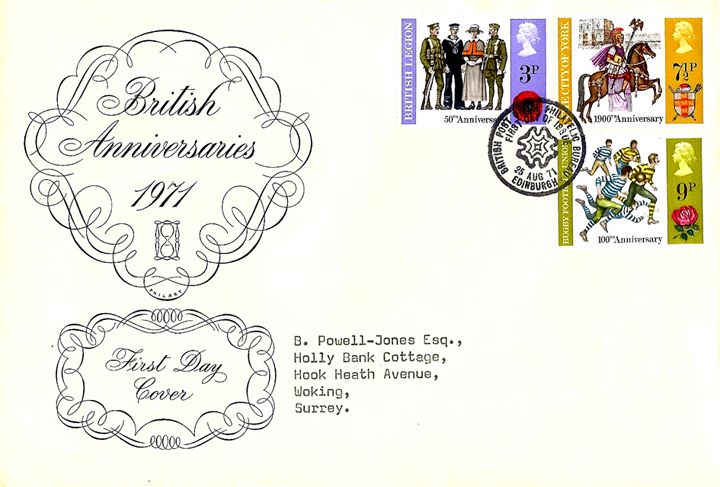 General Anniversaries 1971, British Anniversaries