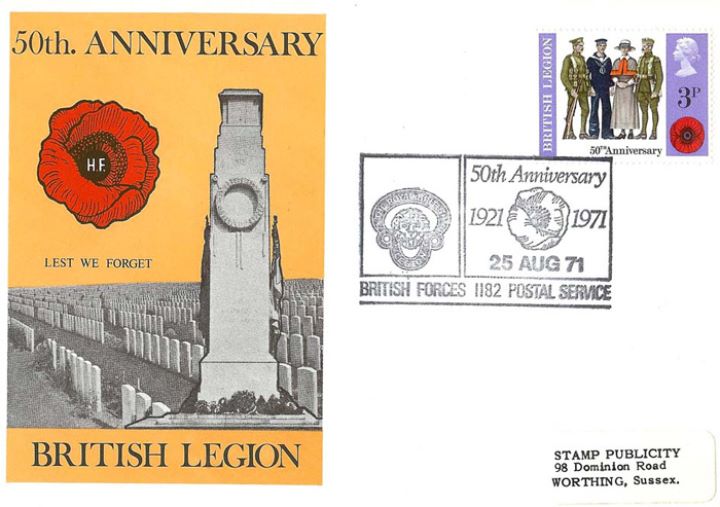 General Anniversaries 1971, 50th Anniversary of British Legion