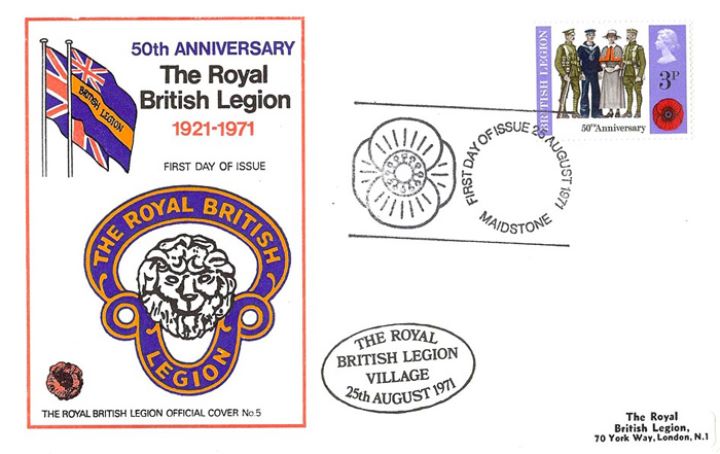 General Anniversaries 1971, The British Legion