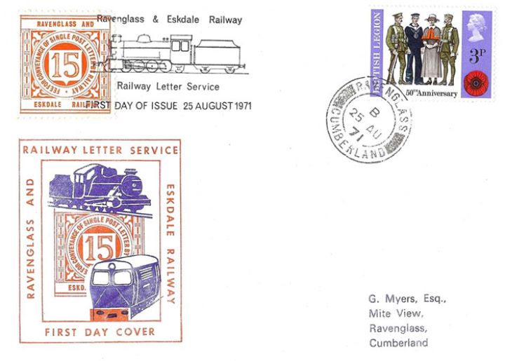 General Anniversaries 1971, Railway Letter Service