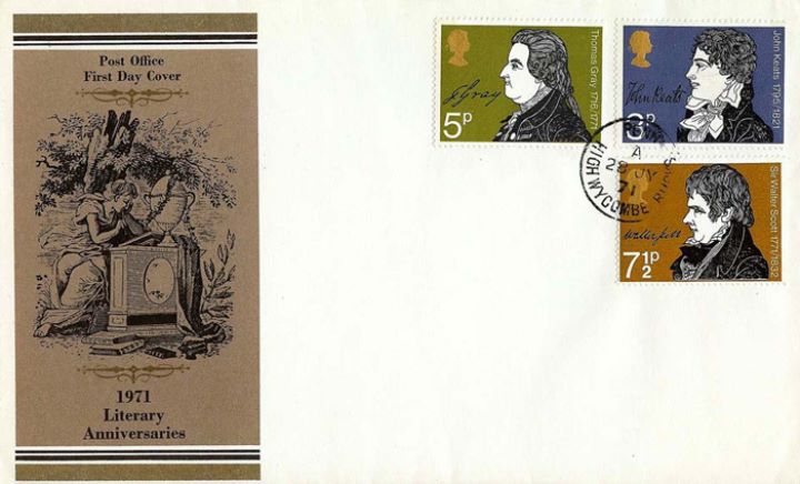 Literary Anniversaries 1971, Penn CDS postmark