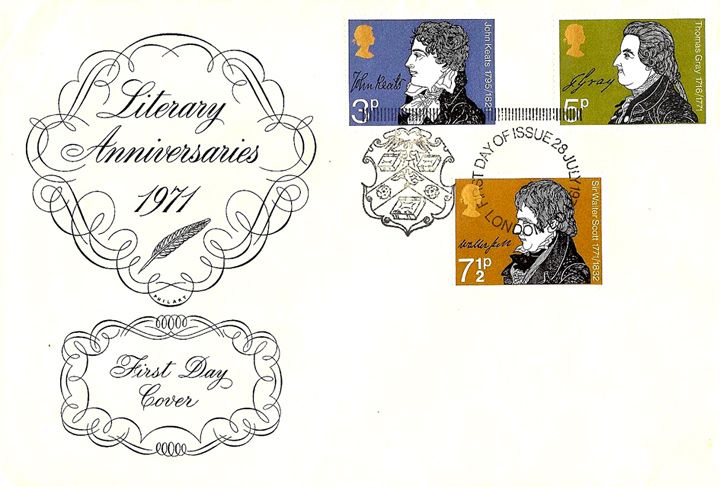 Literary Anniversaries 1971, Literary Anniversaries