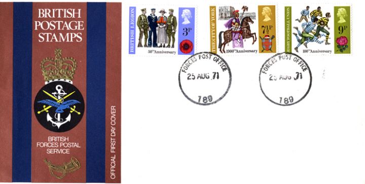 General Anniversaries 1971, British Forces Cover