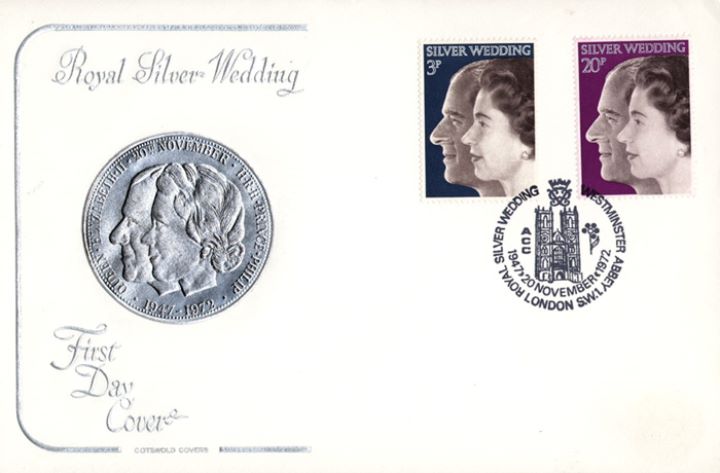 Silver Wedding 1972, Medal design