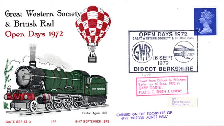 Burton Agnes Hall, Rail Open Days 1972