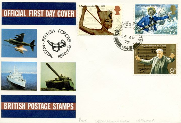 General Anniversaries 1972, British Forces Postal Service