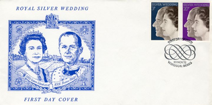 Silver Wedding 1972, Queen & Prince Philip