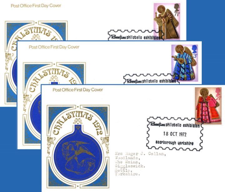 Christmas 1972, Rowntrees Philatelic Postmark