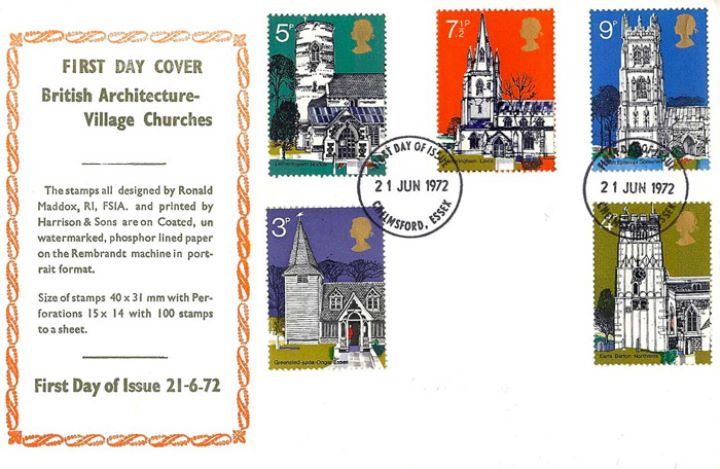 Village Churches, Text and Border