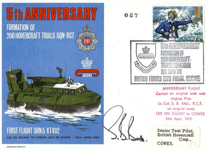 General Anniversaries 1972, Hovercraft