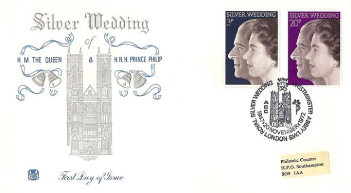 Silver Wedding 1972, Westminster Abbey