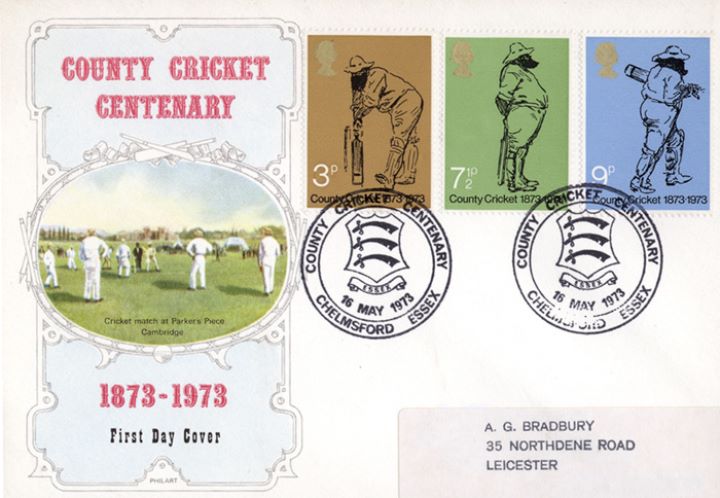 County Cricket Centenary, Parker's Piece Cambridge