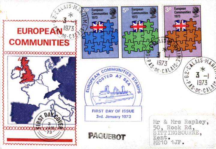 European Communities, Paquebot - Posted at Sea