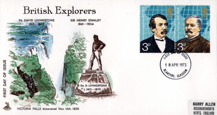 British Explorers, Victoria Falls