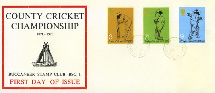 County Cricket Centenary, Buccaneer Stamp Club