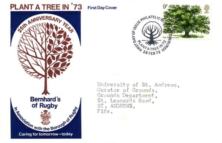 British Trees - The Oak, Bernhards of Rugby