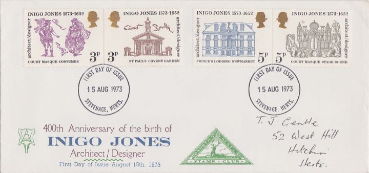 Inigo Jones, North Herts Stamp Club