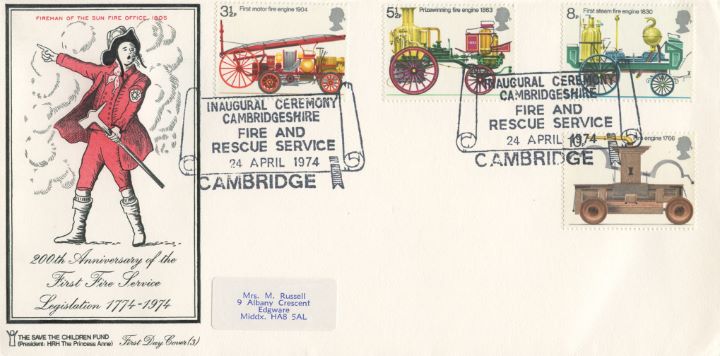 Fire Engines, Fireman of Sun Fire Office 1805