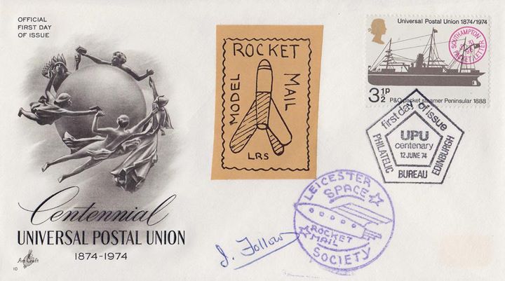 Universal Postal Union, Rocket Model Mail