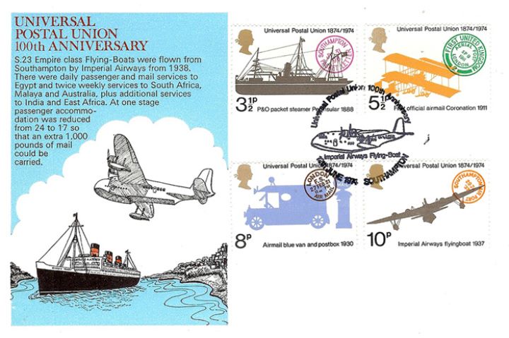 Universal Postal Union, Imperial Airways Flying Boat