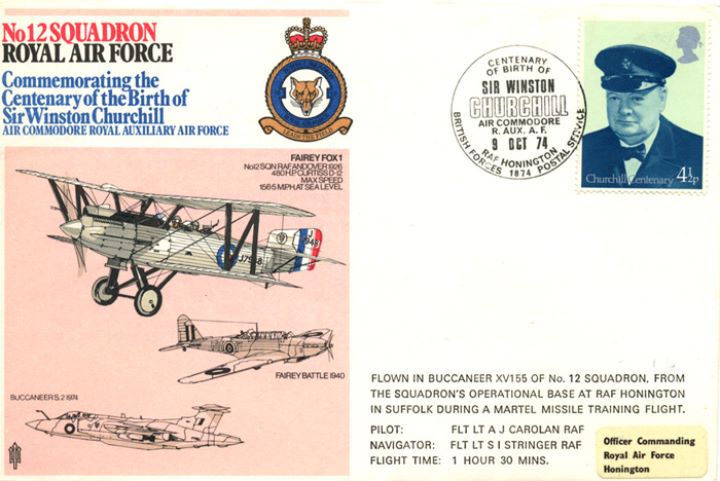 Winston Churchill, No.12 Squadron