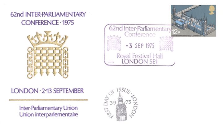 Parliament 1975: 12p, Portcullis and Chains